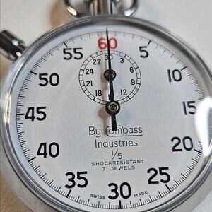 Vintage compass industries mechanical stopwatch